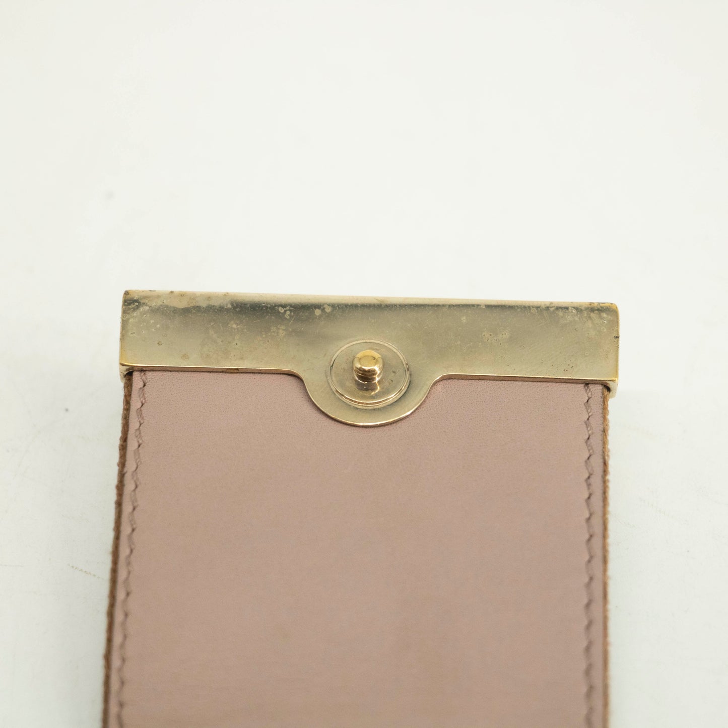 Gucci Beige & Pink GG Canvas French Flap Long Wallet #3920