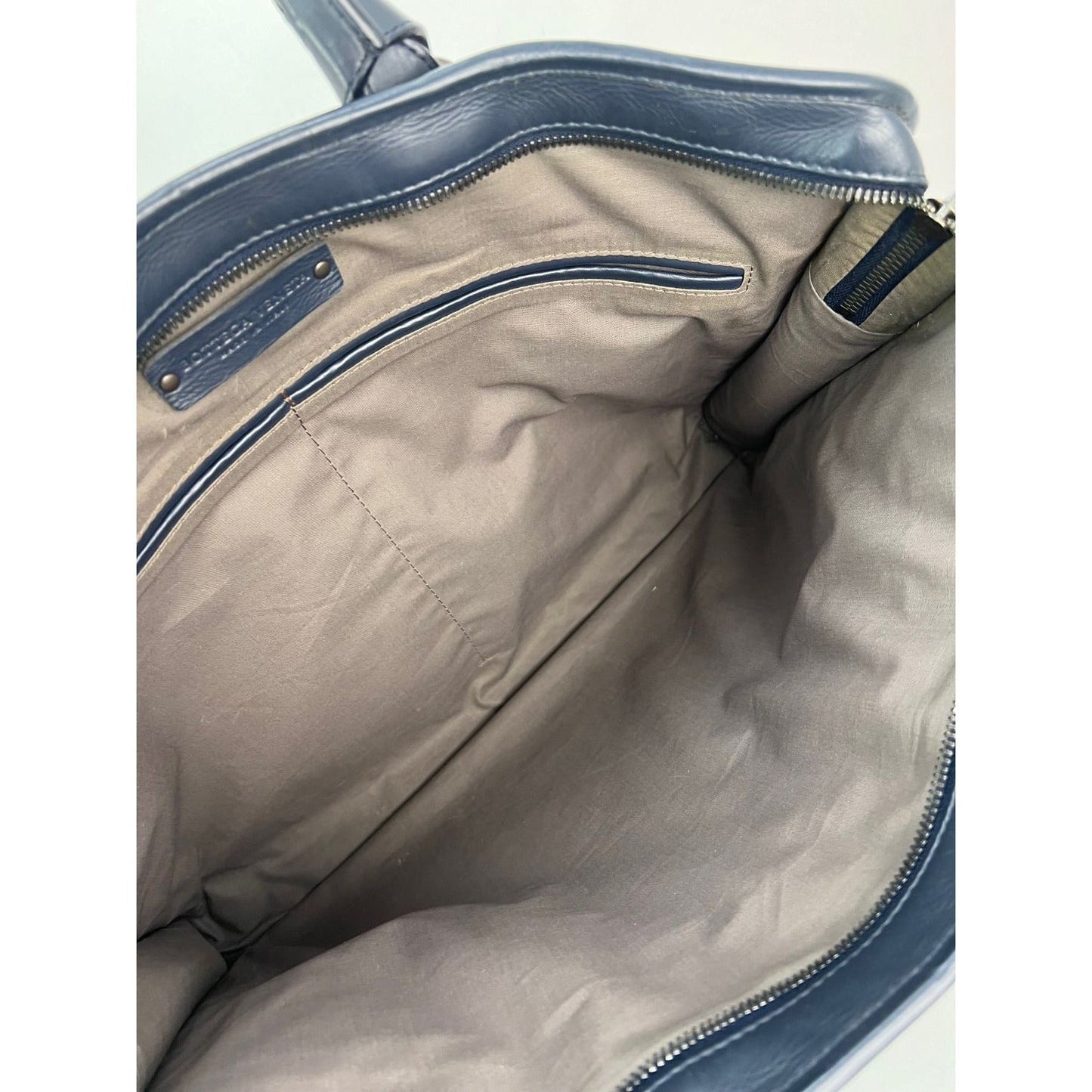 Bottega Veneta Intrecciato Top Zip Briefcase Attache Bag