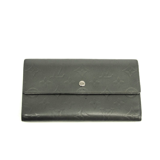 Louis Vuitton Grey Vernis International Long Wallet #3931