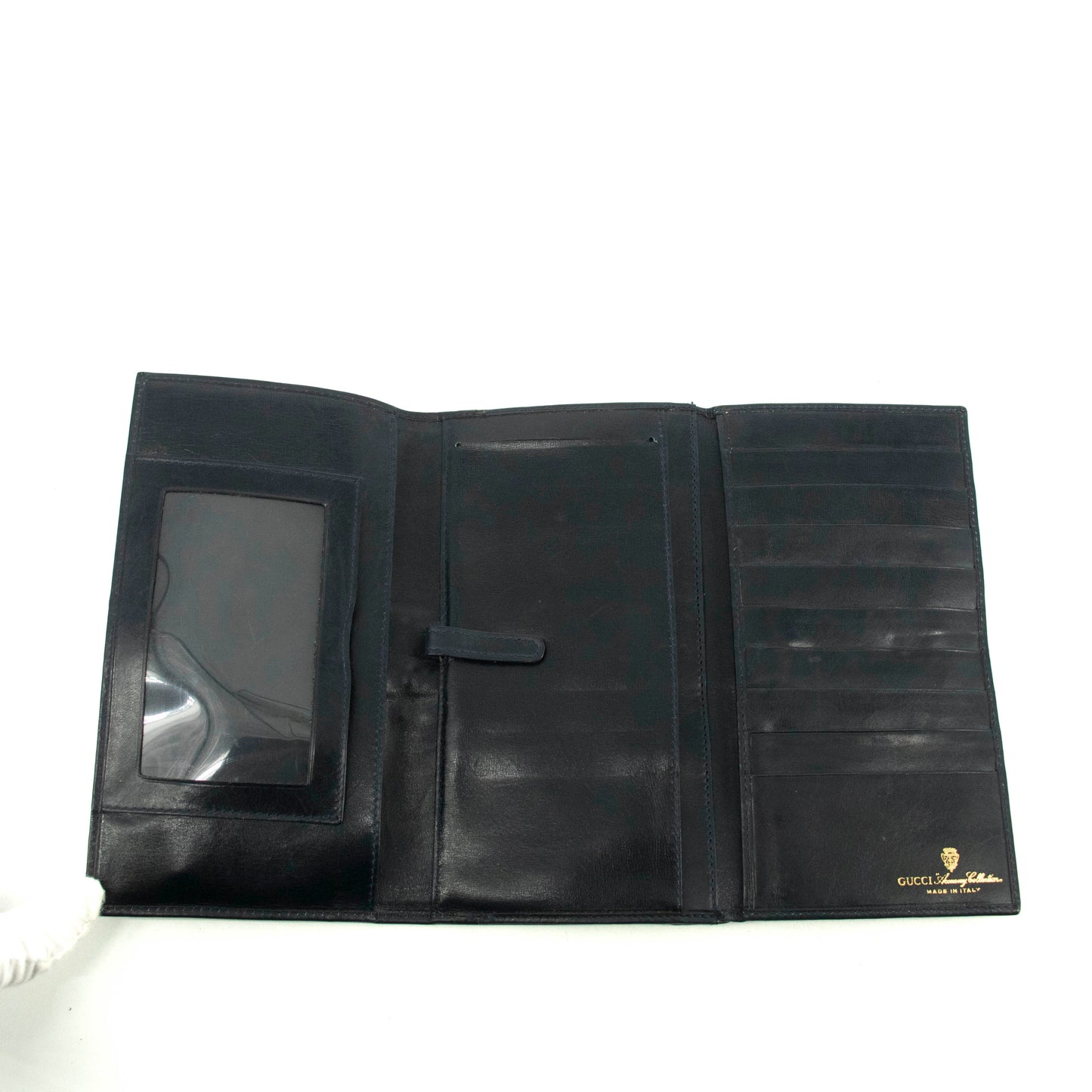 Gucci Canvas Coded Blue Ophidia Long Wallet #3947