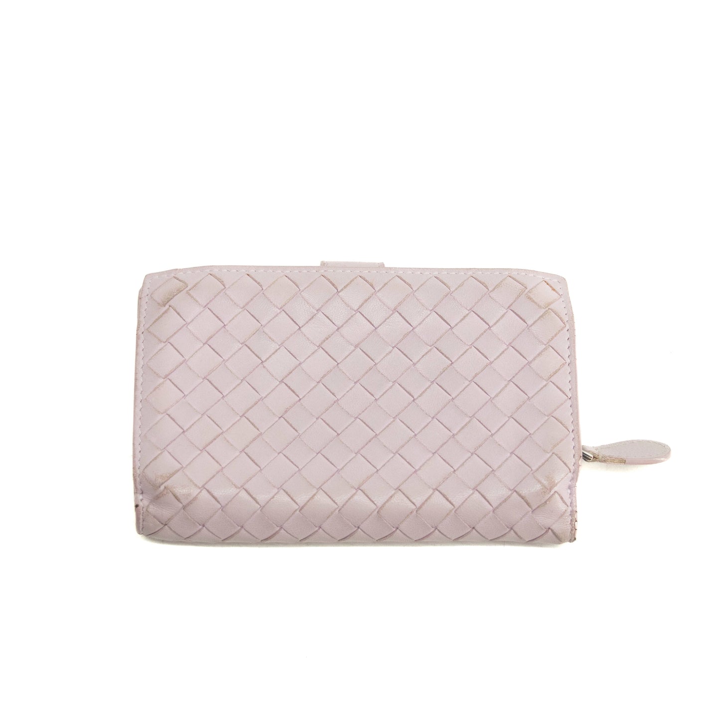 Bottega Veneta Pink Quilted Bifold Long Wallet #3999