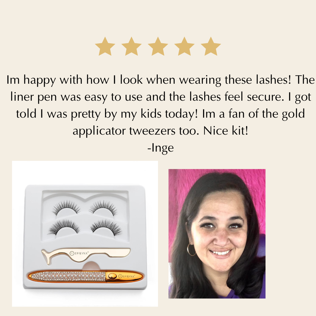 No-Glue Lash Kit – Waterproof Liner, Reusable Lashes & Vegan Formula