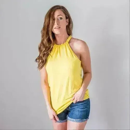 Back Keyhole Halter Tank – Sexy & Versatile Summer Top
