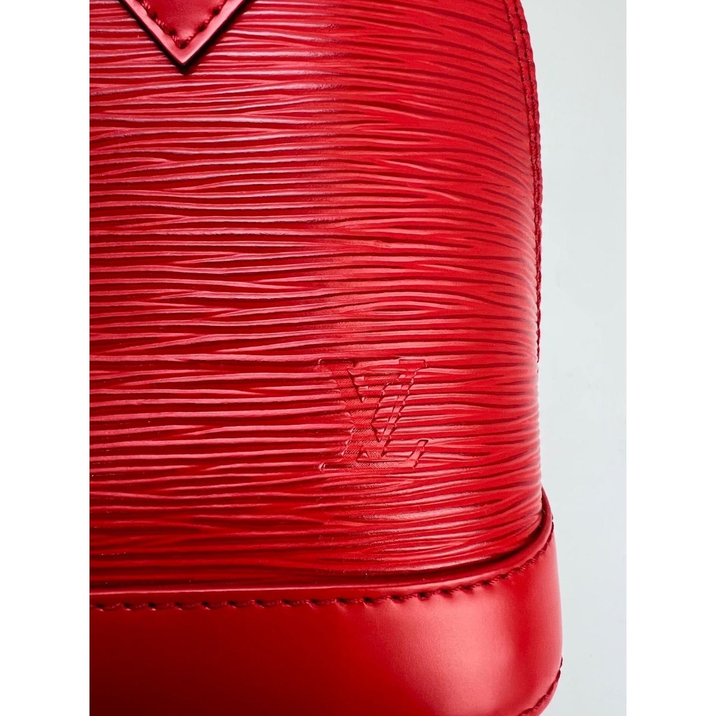 LOUIS VUITTON Alma BB Epi Coquelicot Shoulder Bag