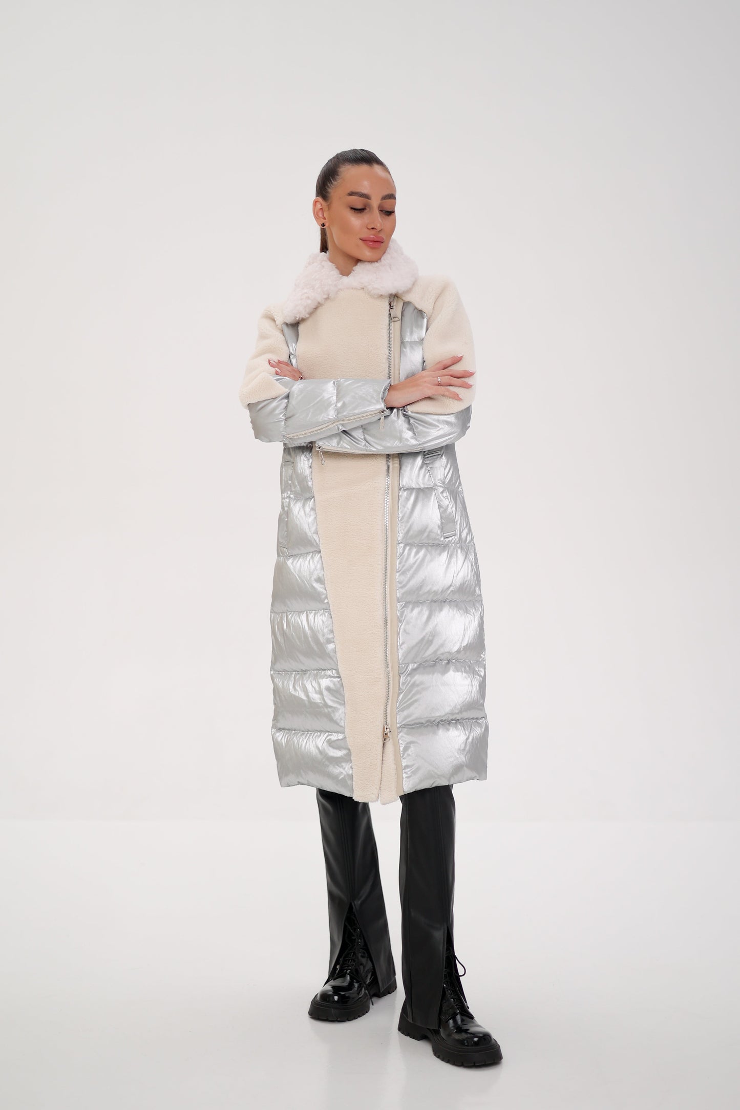 Kalgan Trim Down Long-line Coat