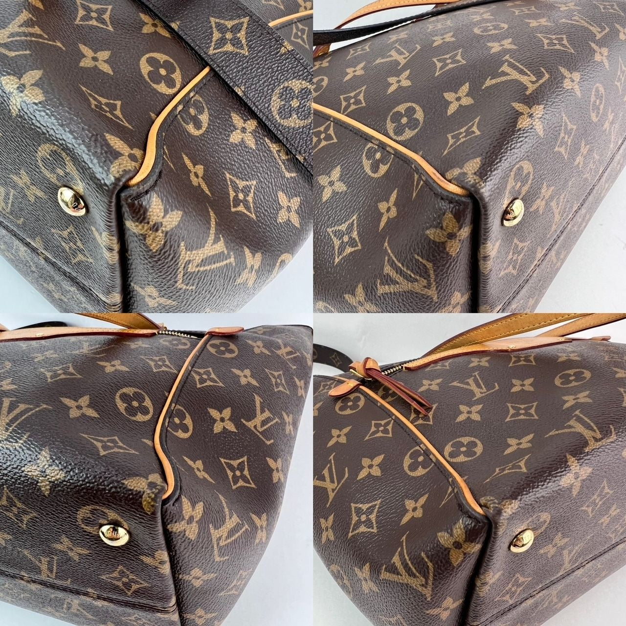 Louis Vuitton Tournelle Monogram MM Hand shoulder Tote Bag