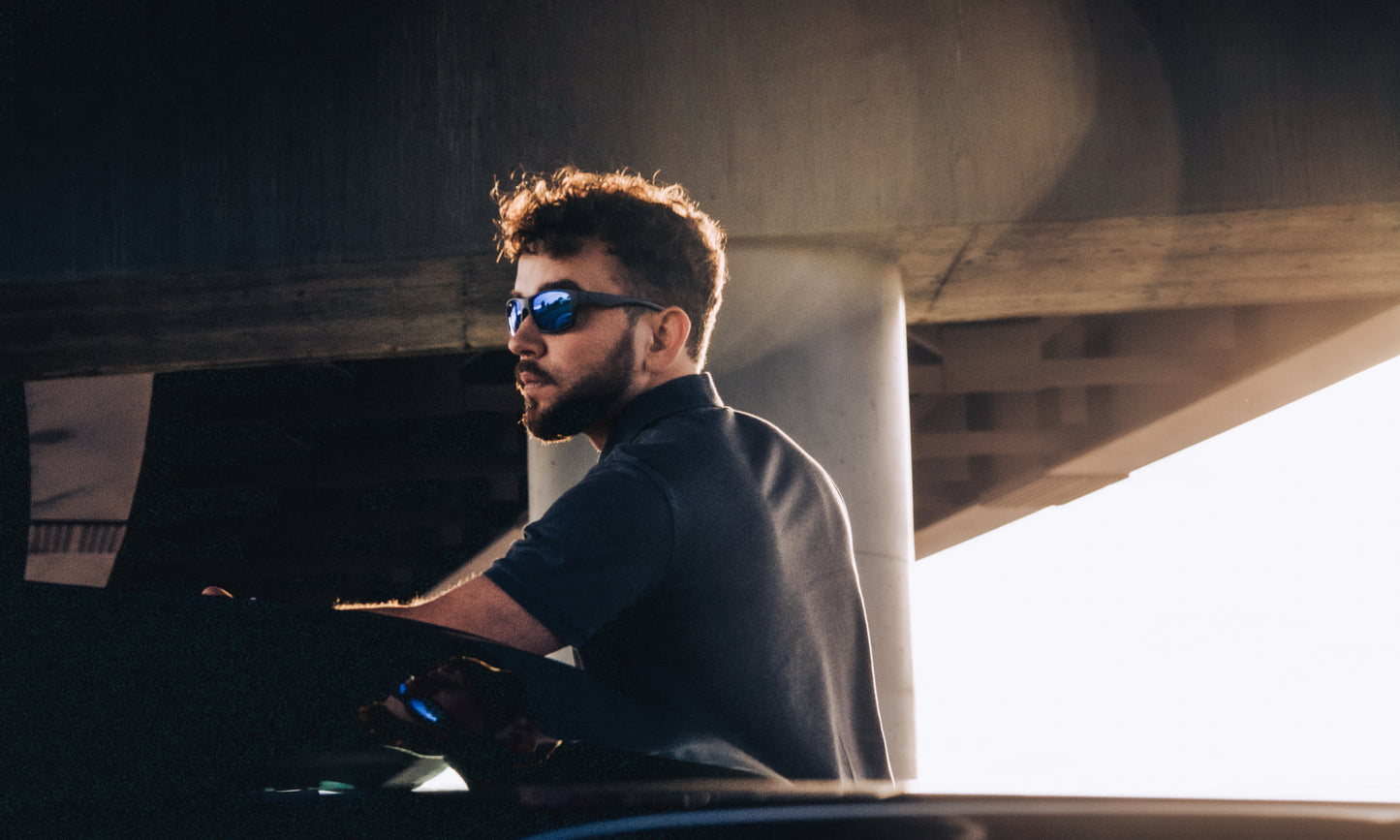 POMPEI FLOATABLE (NOIR MAT/MARRON POLARISÉ HYDRO)