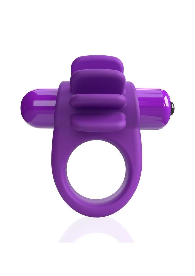 Screaming O 4b Skooch Vibrating Ring Grape Silicone Ring
