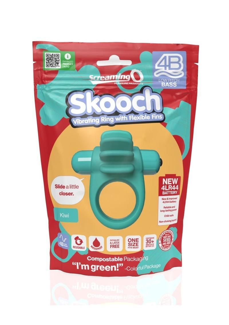 Screaming O 4b Skooch Vibrating Ring Grape Silicone Ring