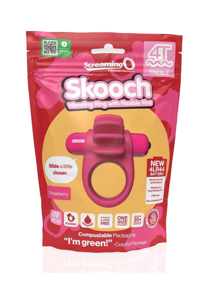 Screaming O 4t Skooch Vibrating Ring with Flexible Fins