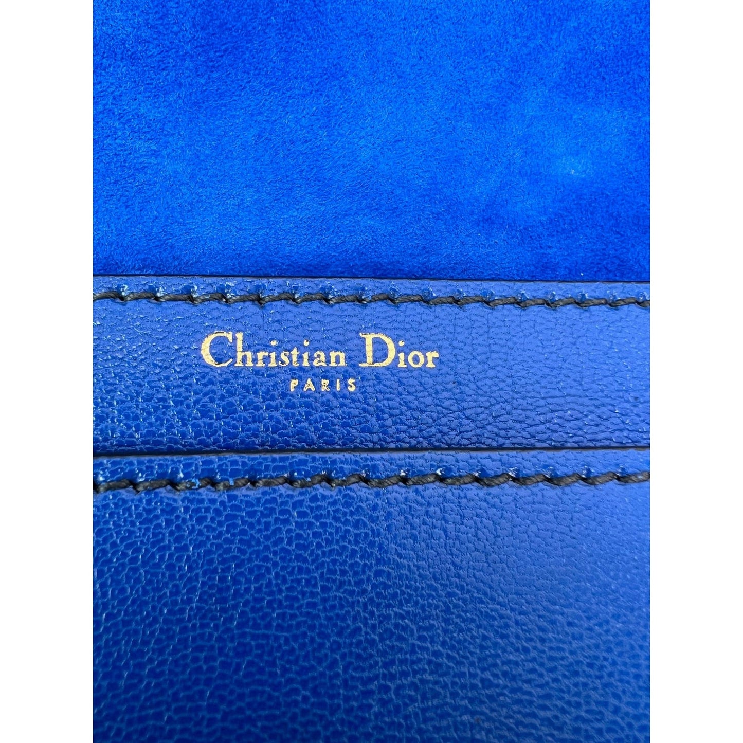 Christian Dior CD J'ADIOR Blue Flap Leather Shoulder Bag
