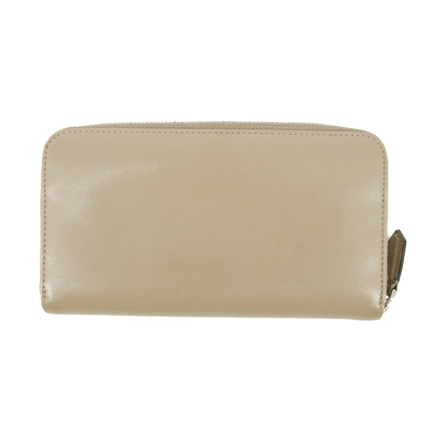 Fendi Grey Leather Zip Around Long Wallet #5189