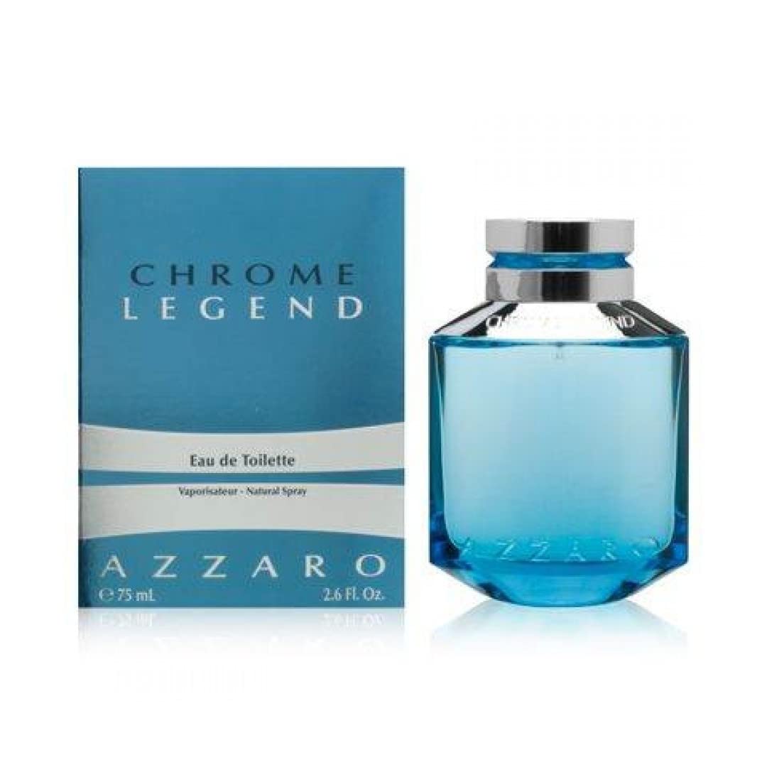 Azzaro Chrome Legend Eau de Toilette Spray for Men 2.5 Oz