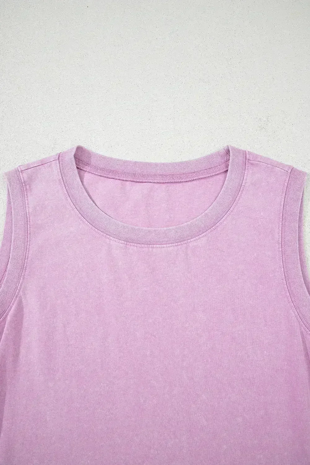 Beau Blue Mineral Wash Pocket Tank Mini Dress