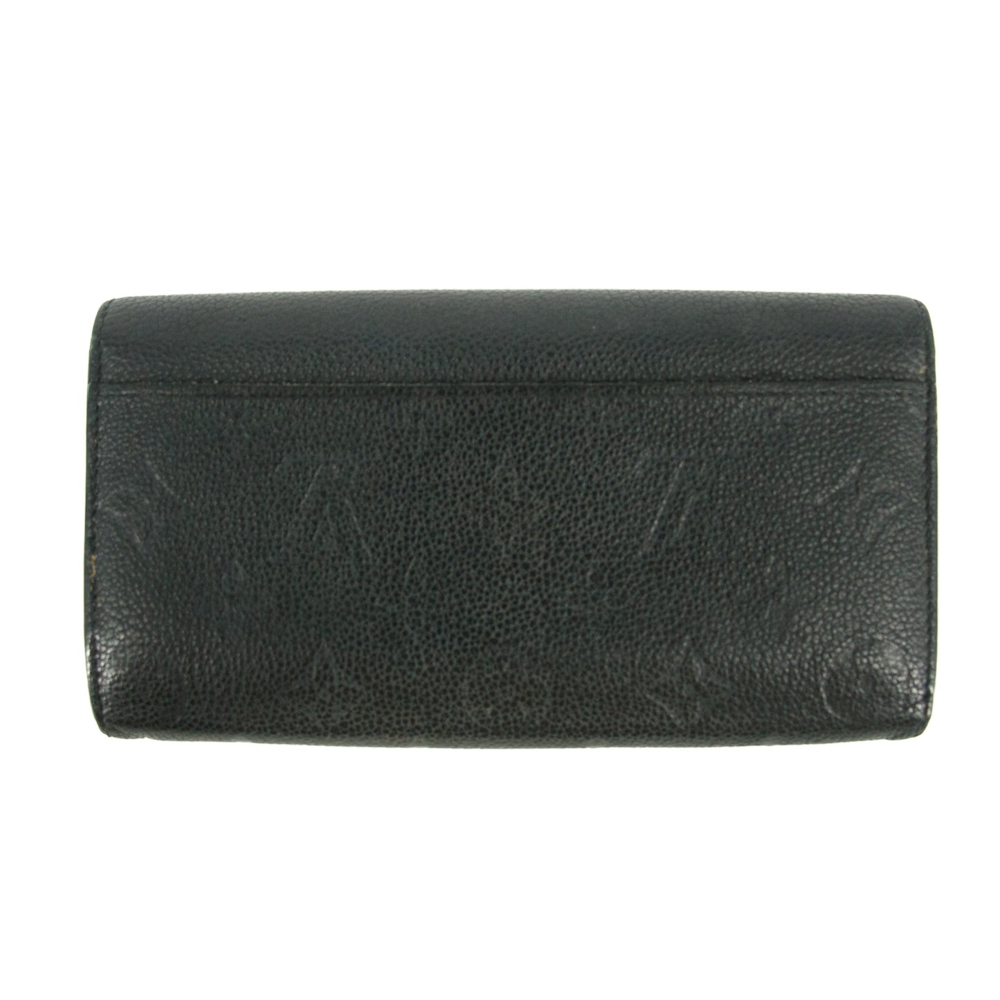 Louis Vuitton Monogram Empreinte Portefeuille Black Leather Wallet #5297