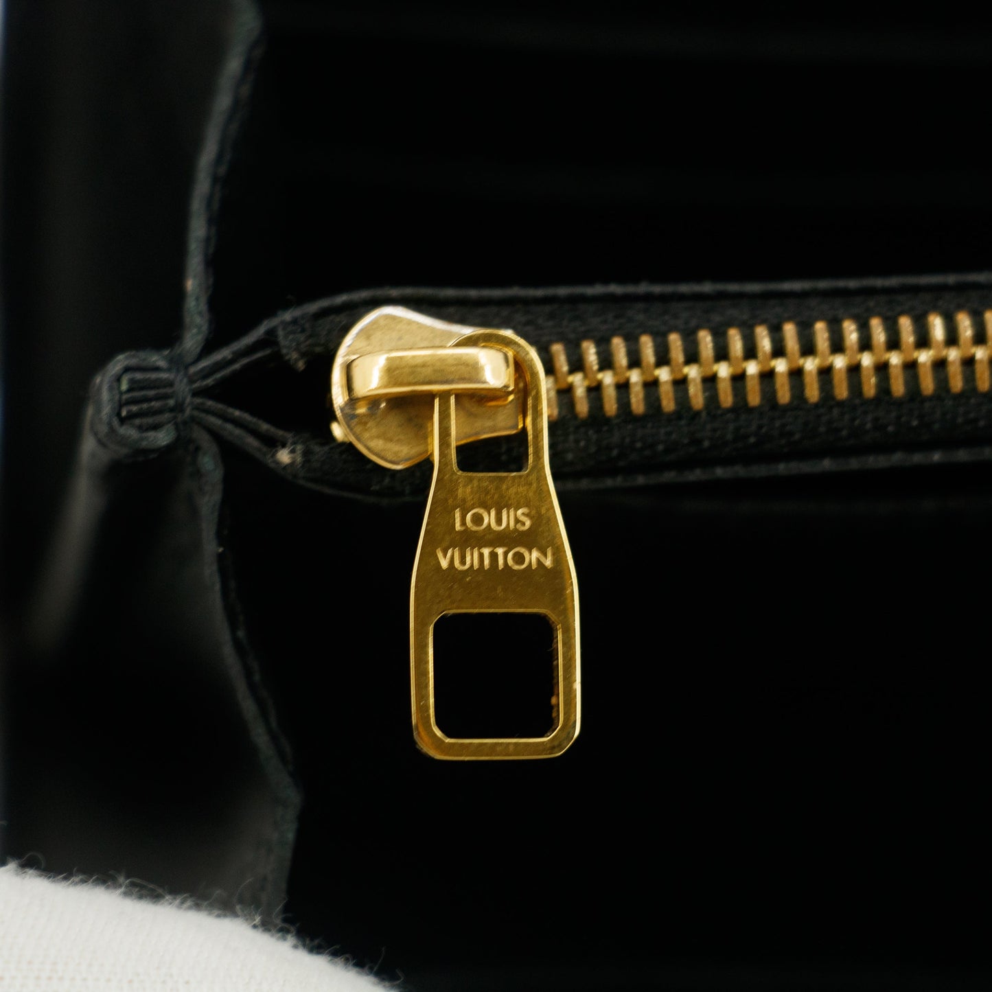 Louis Vuitton Monogram Empreinte Portefeuille Black Leather Wallet #5297