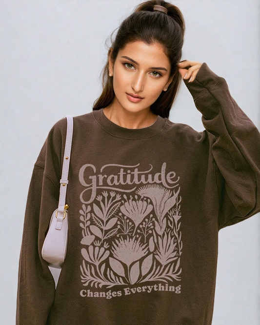 Vintage Gratitude Fleece Sweatshirt