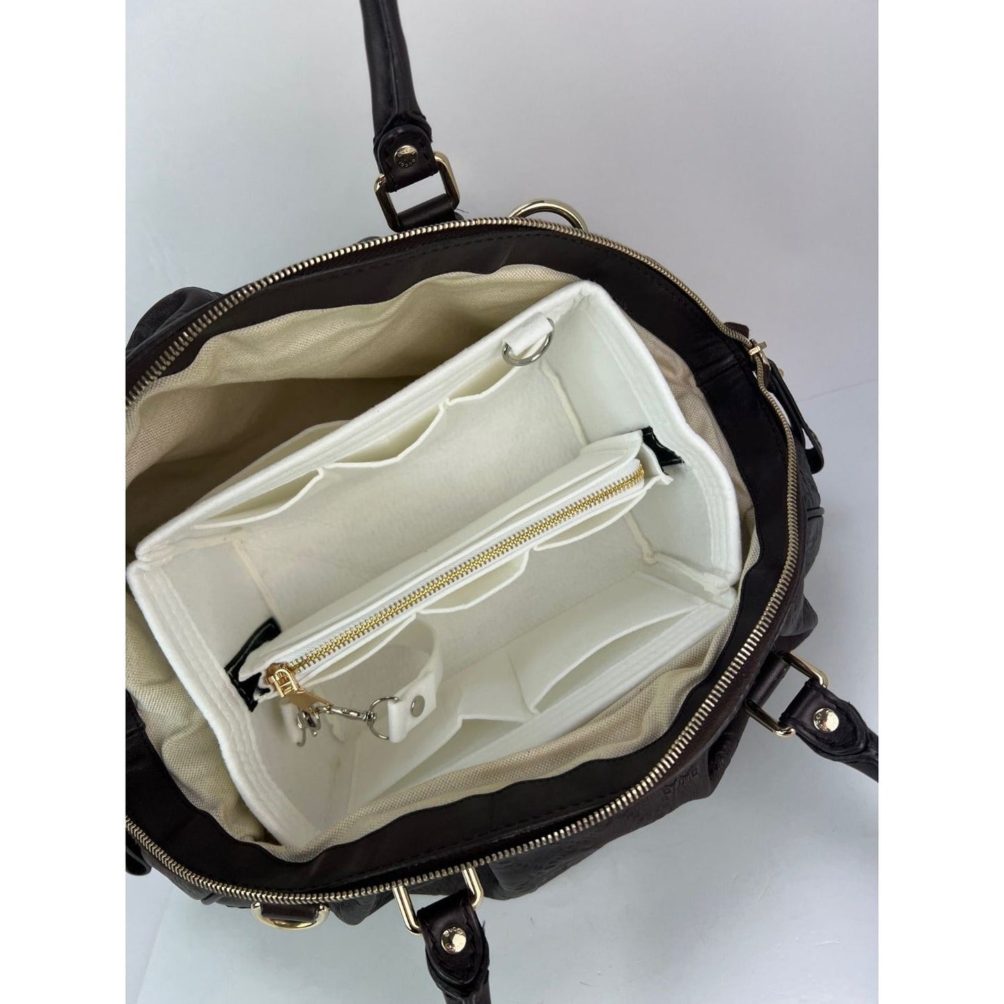 Gucci Sukey Medium Boston Guccissima Brown Leather Shoulder Bag