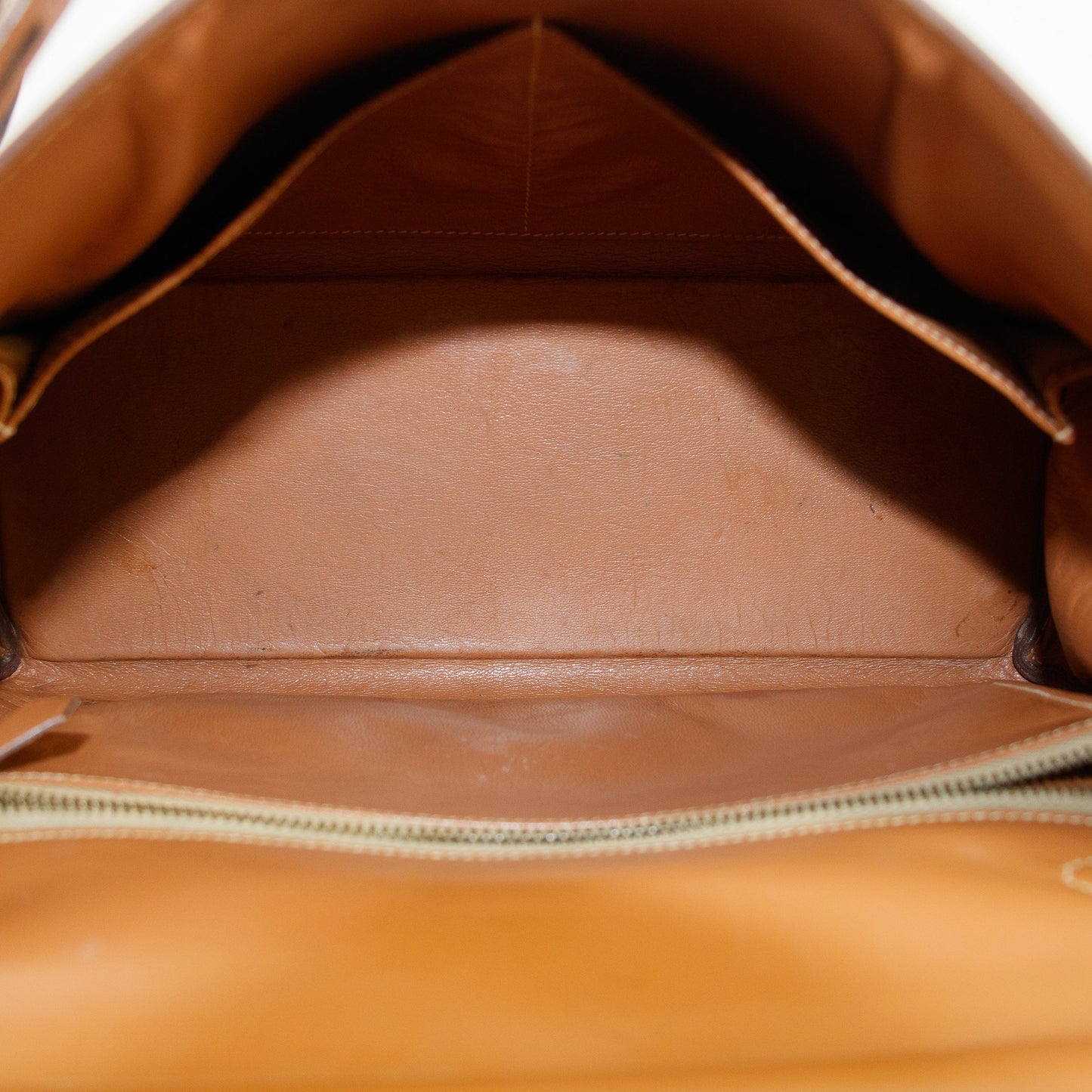 Hermes Kelly 32 Boxcalf Brown Handbag Year 1986 #5775