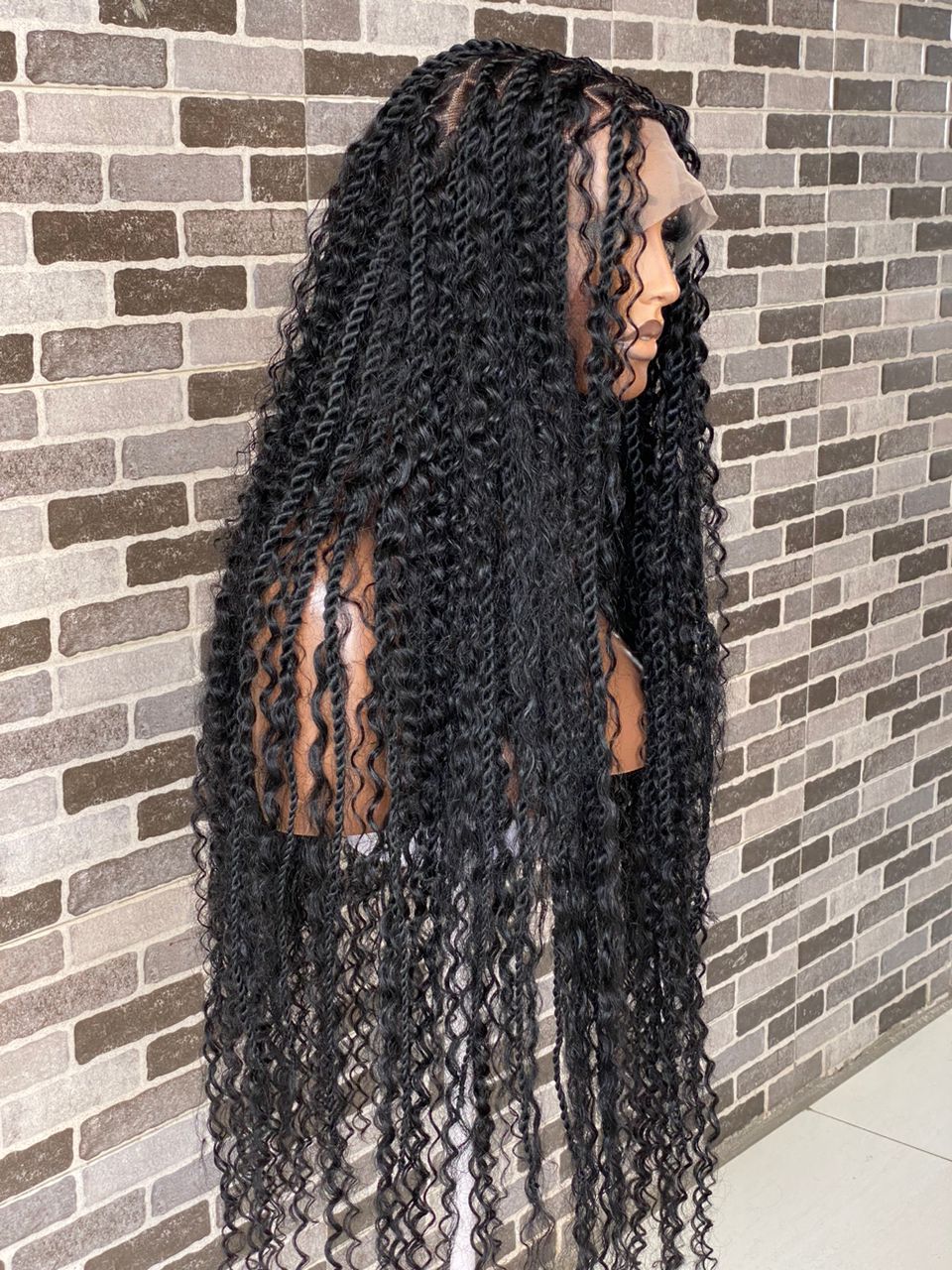 Senegalese bohemian -(100-% Humanhair curls (TARA