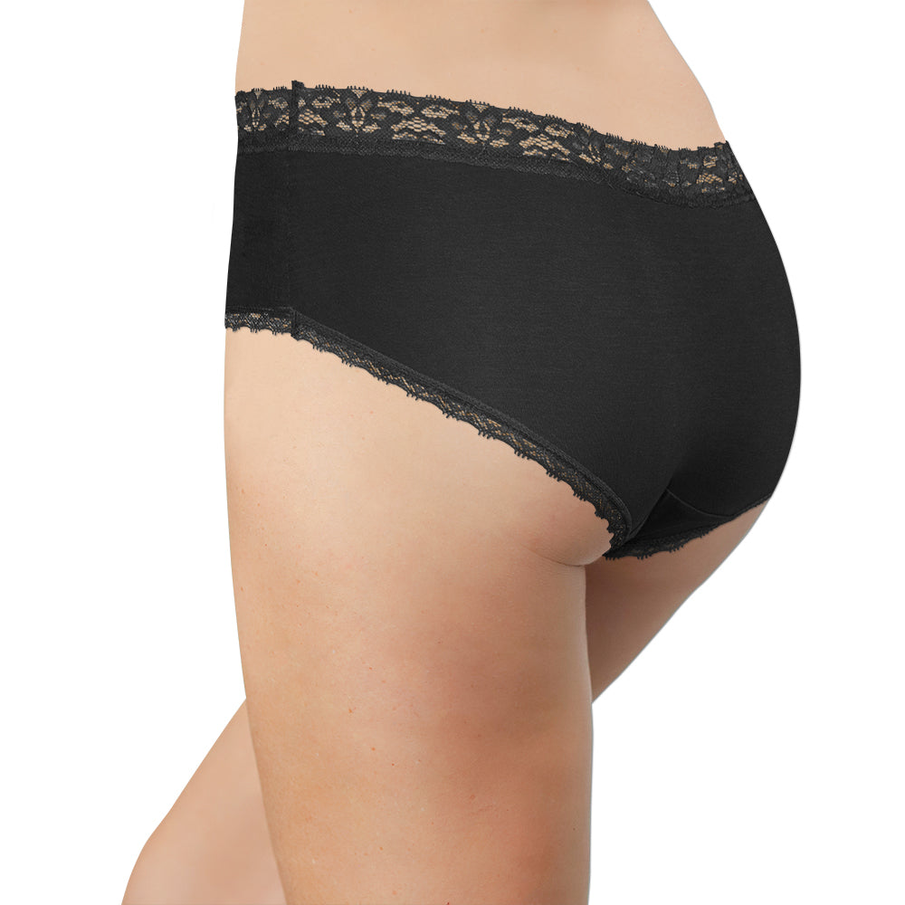 Modal Hipster featuring Crossed Lace Trim