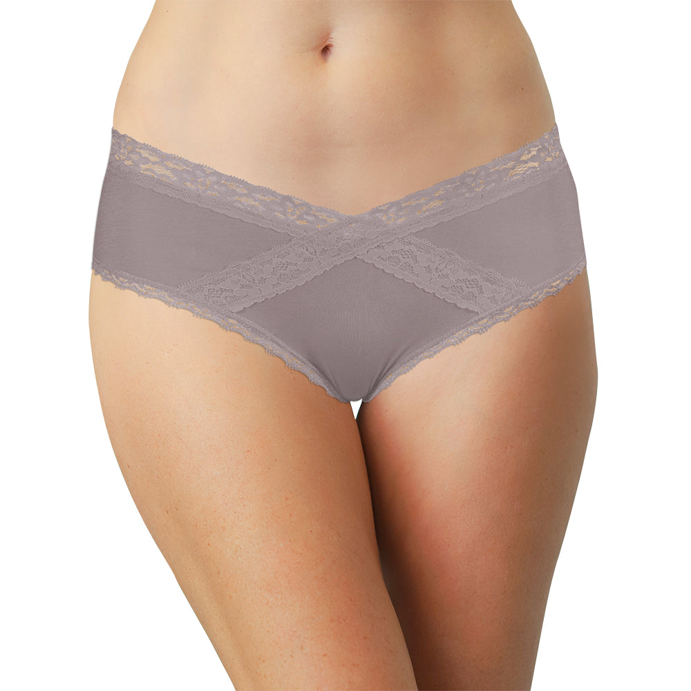 Modal Hipster featuring Crossed Lace Trim