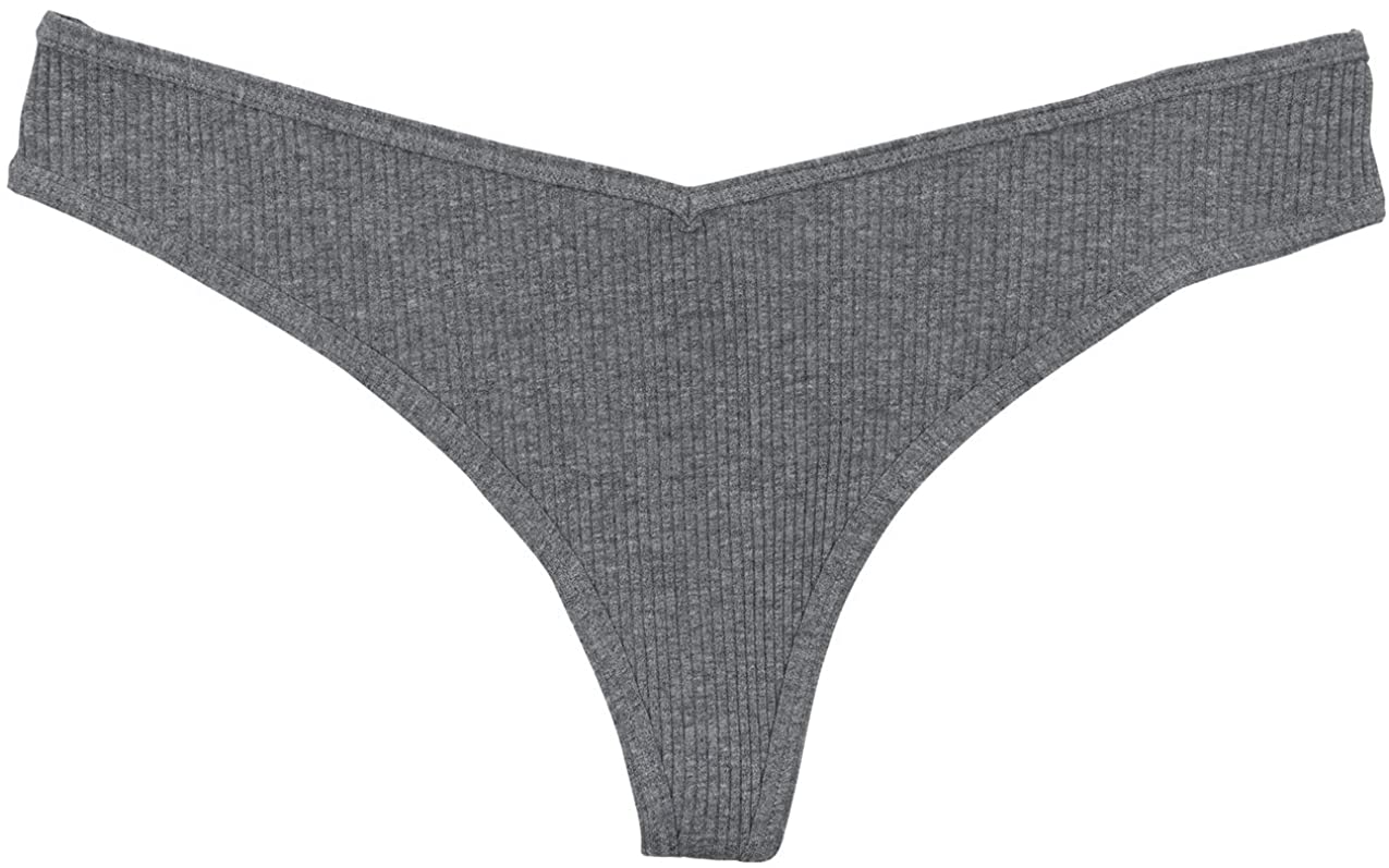 Cotton Rib Thong
