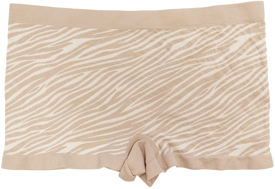 Zebra Print Seamless Tag Free Boyshort