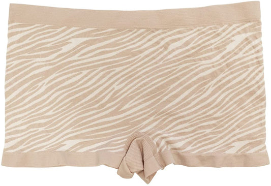Zebra Print Seamless Tag Free Boyshort
