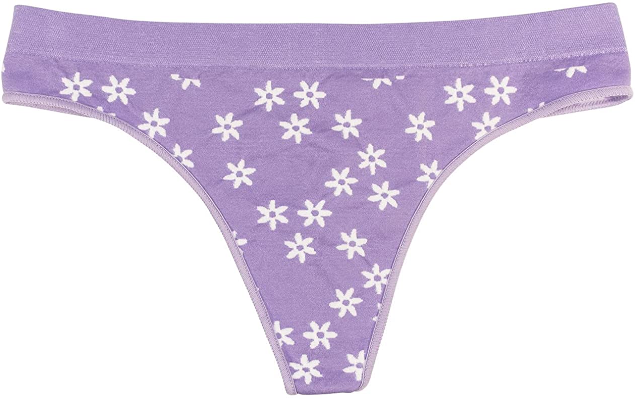 Seamless Daisy Tag Free Thong