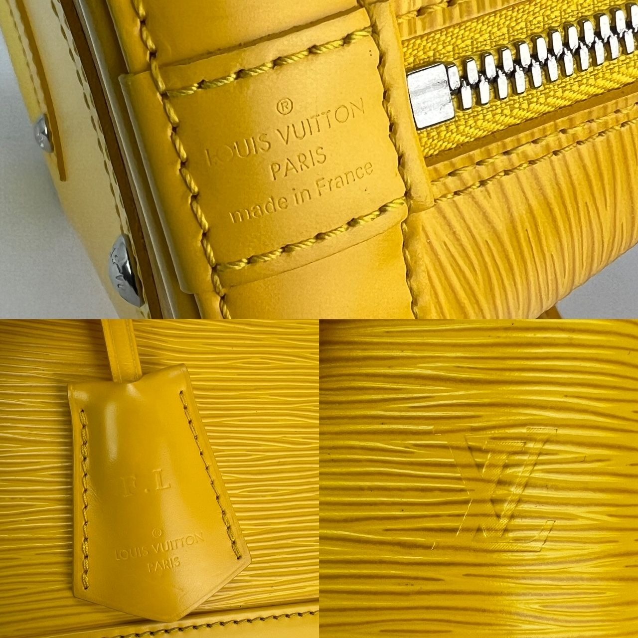Sac à bandoulière LOUIS VUITTON Alma BB en cuir épi