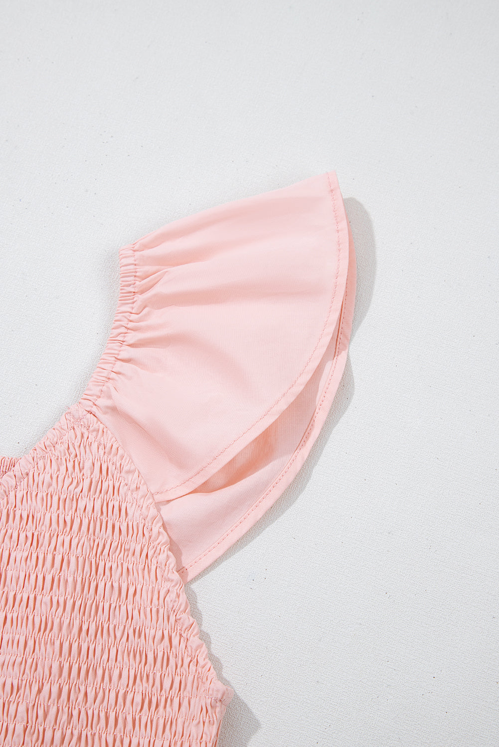 Ashlyn Flutter Sleeve Smocked Bodice Maxi Dress