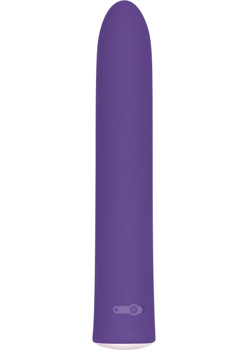 Evolved 7 Function Rechargeable Slim Design Vibrator – Purple