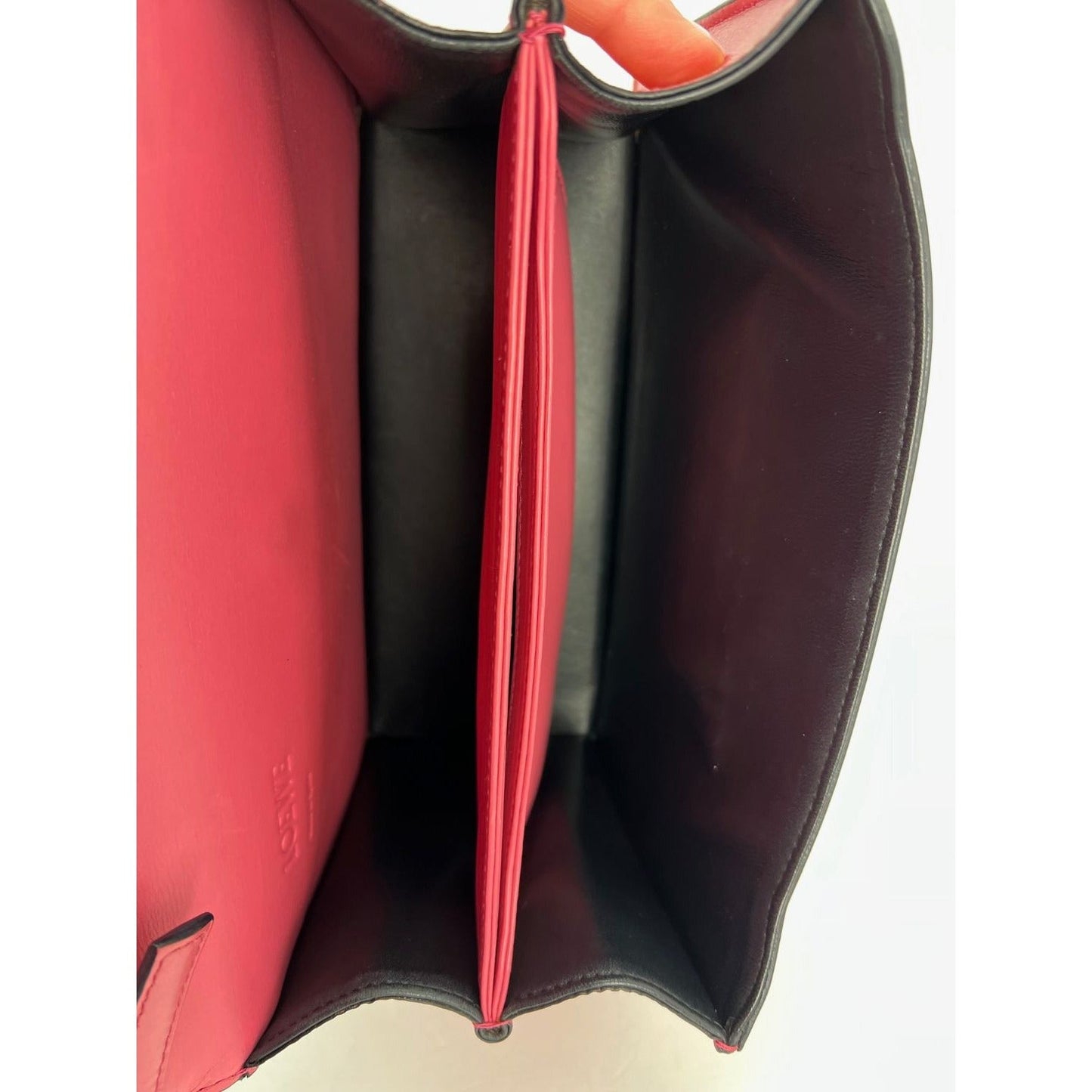 Loewe Medium Barcelona Pink Leather Shoulder Bag