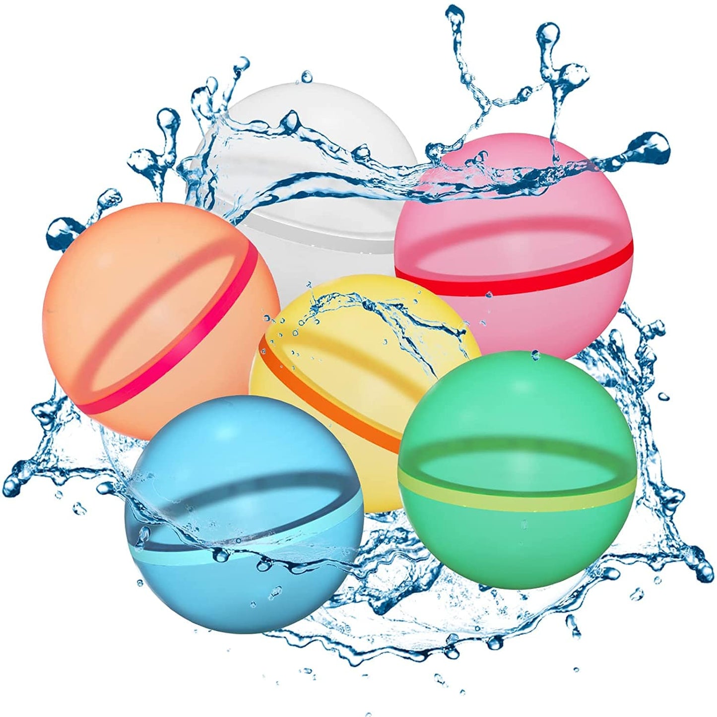 6 Pack Reusable Water Ballon