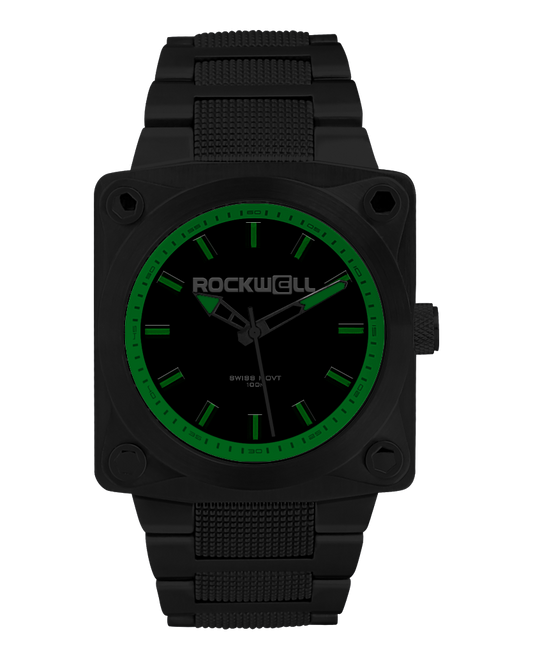 747 (Black/Green) Watch
