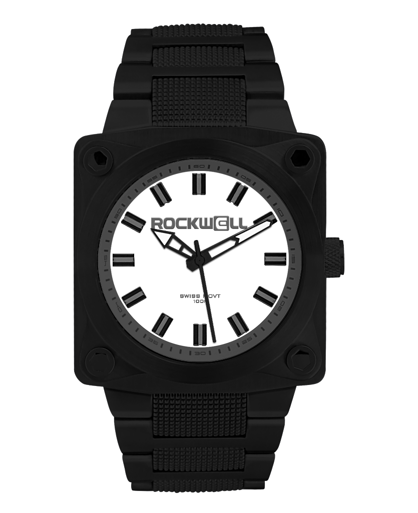 Montre 747 (noir/blanc) 
