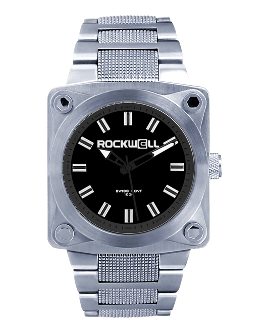 747 (Silver/Black) Watch
