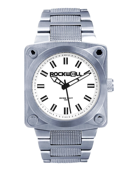 747 (Silver/White) Watch