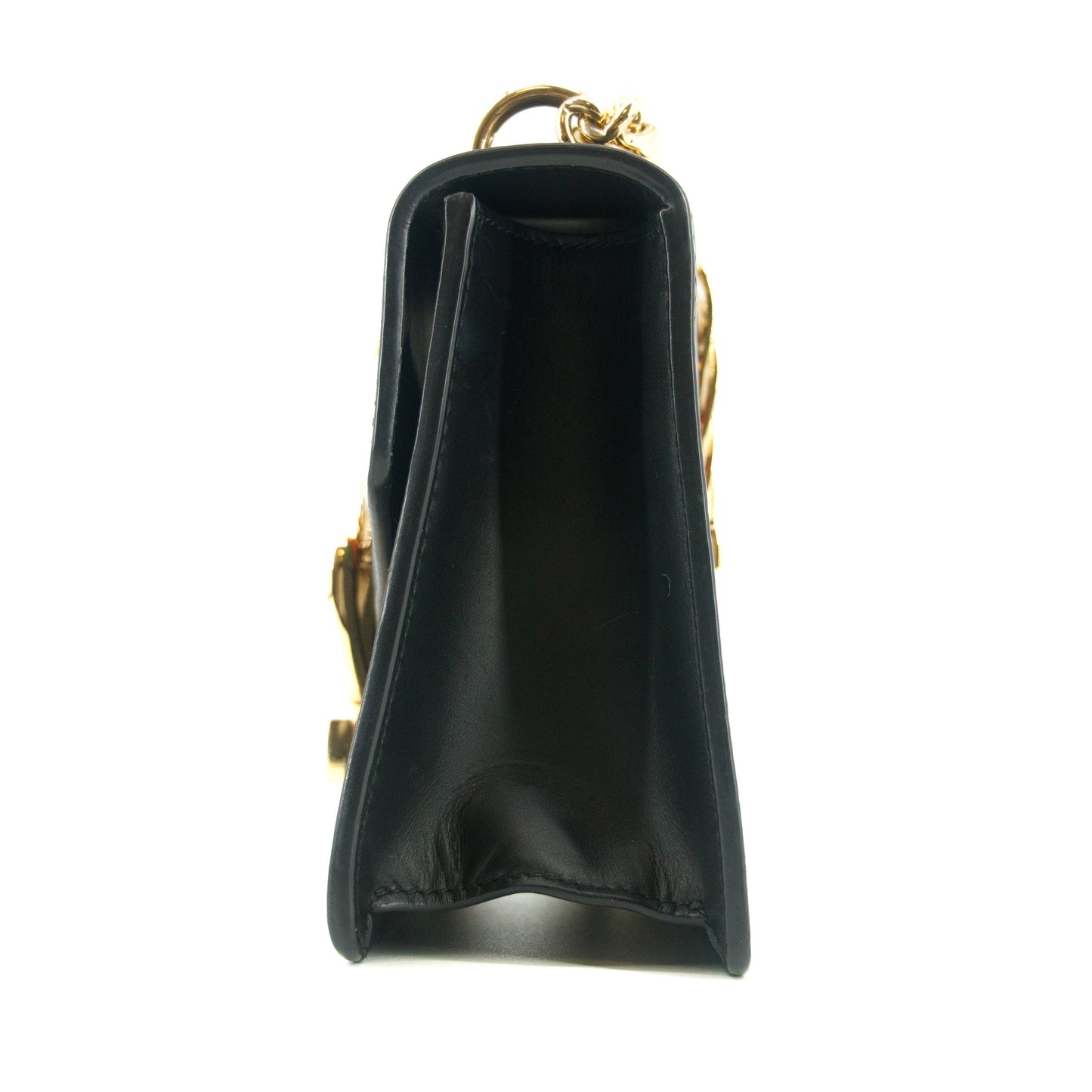 Gucci Black Sylvie  Small Chain Shoulder Bag #7691