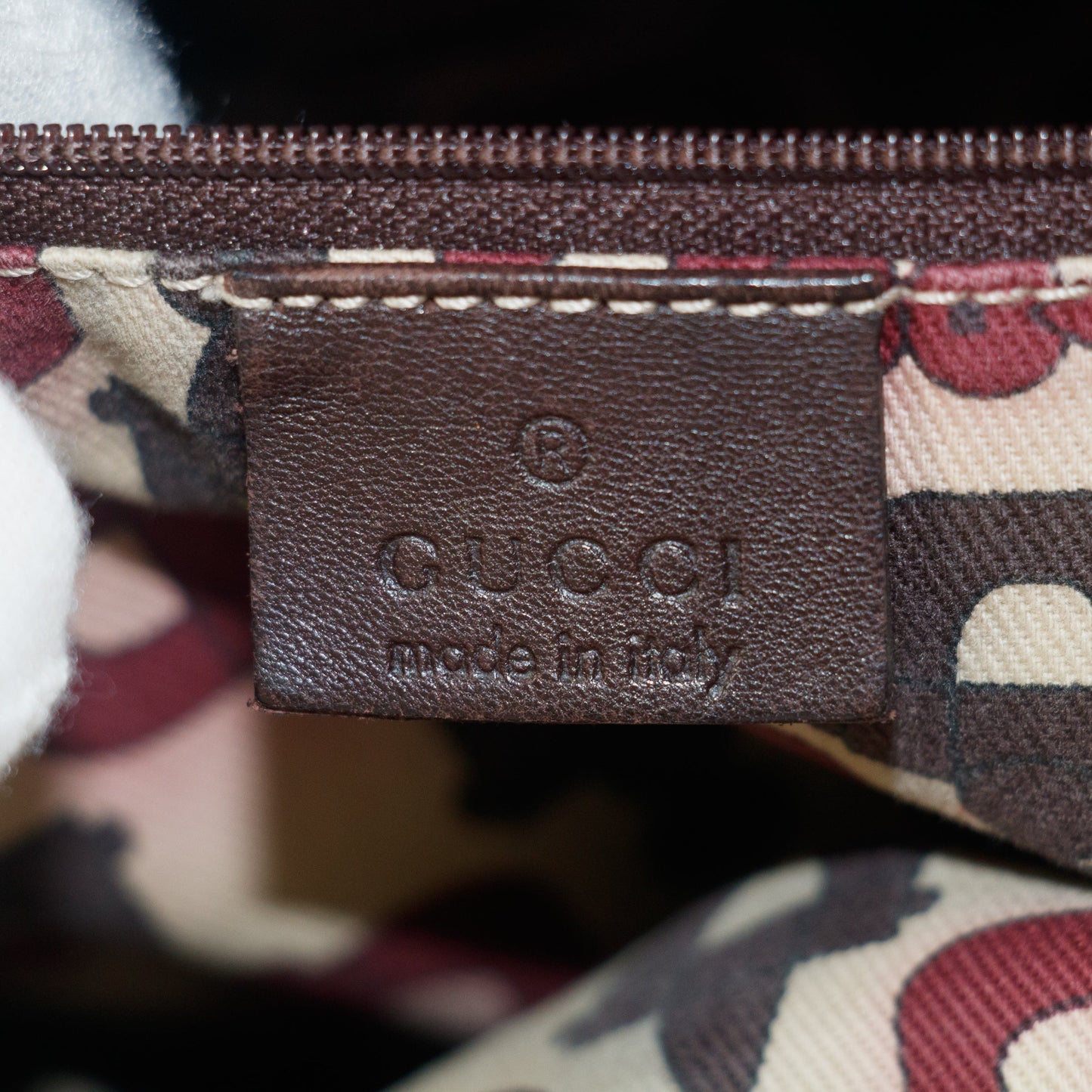 Gucci Brown Abby Guccisima Leather Crossbody Bag #7706