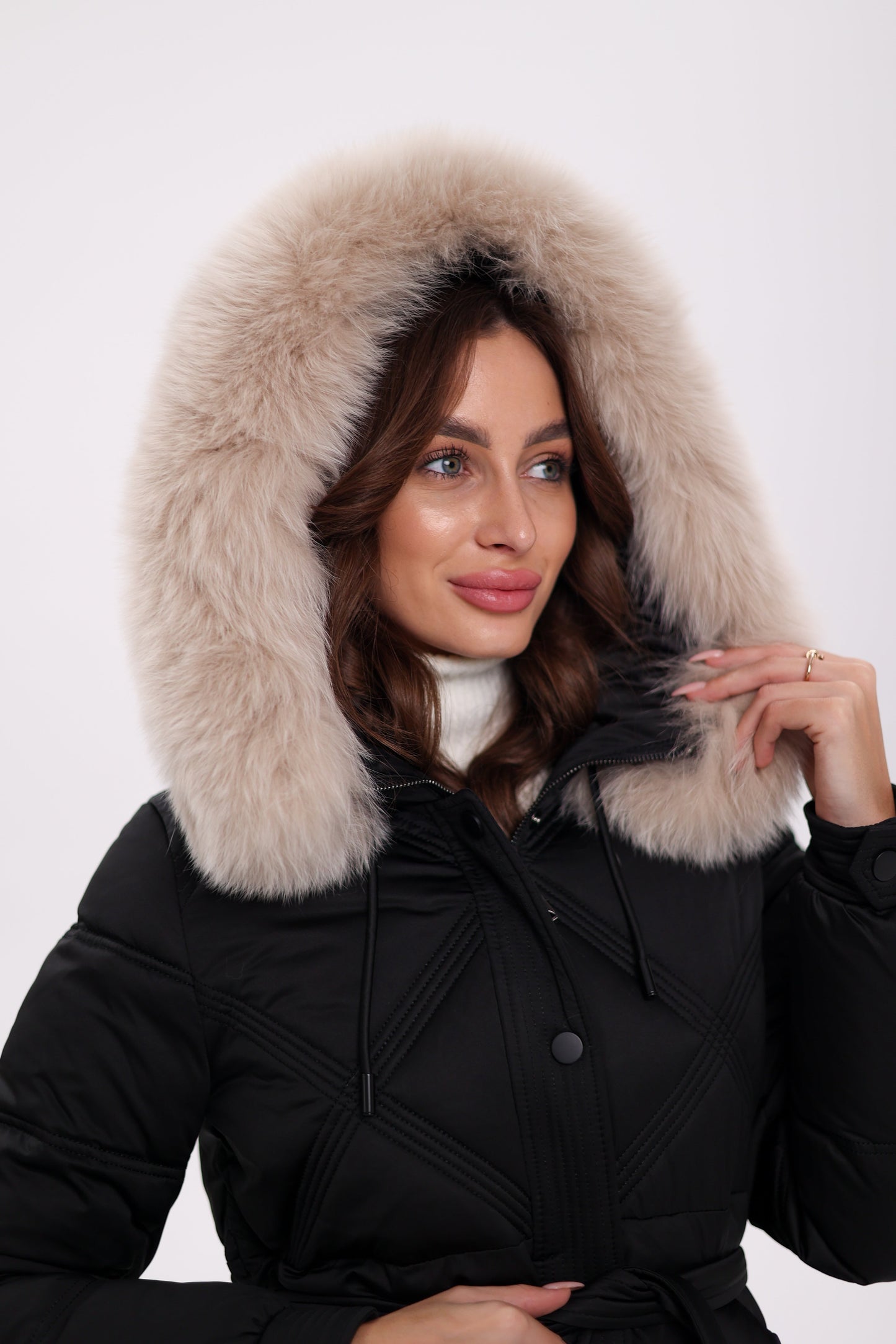 Genuine Polar Fox DuPont Sonora™ Insulation Coat