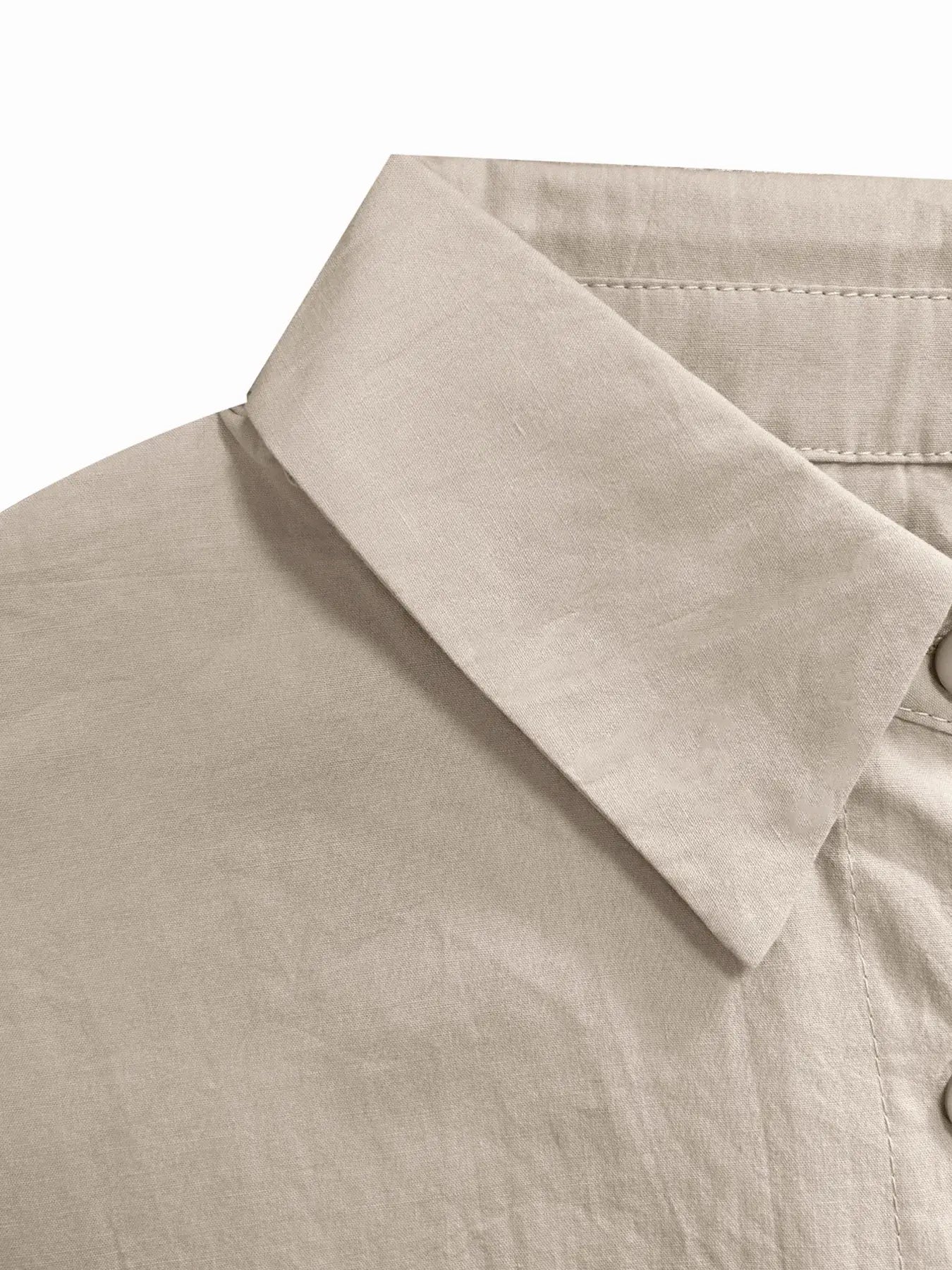 Oversized Button Up Long Sleeve Shirt For Casual Wear