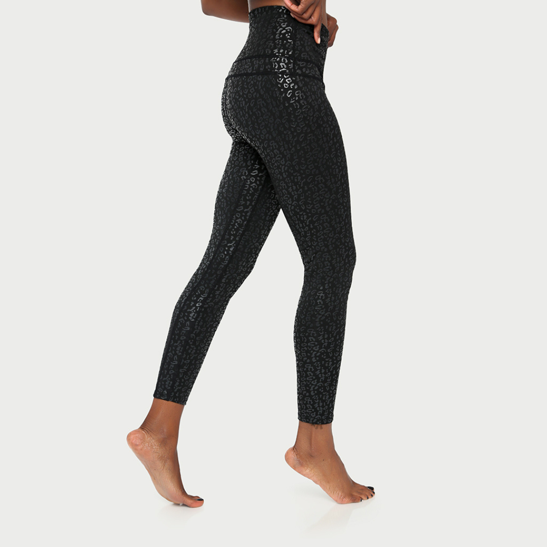 Metallic Cheetah Active Legging