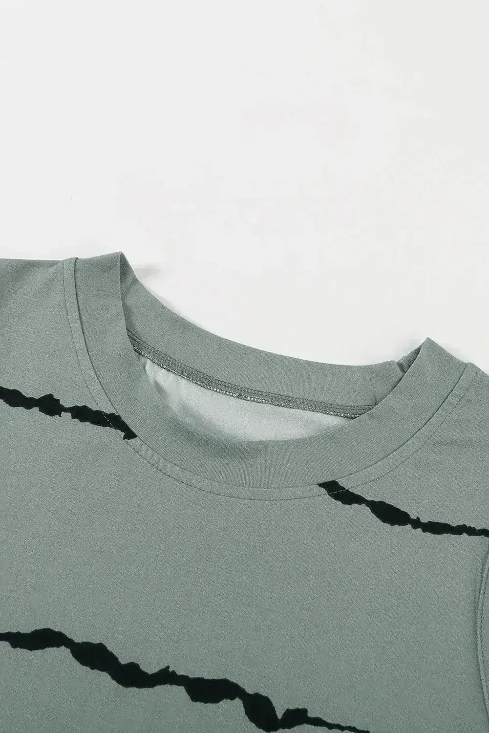 Apricot Allover Leopard Print Round Neck Tank Top