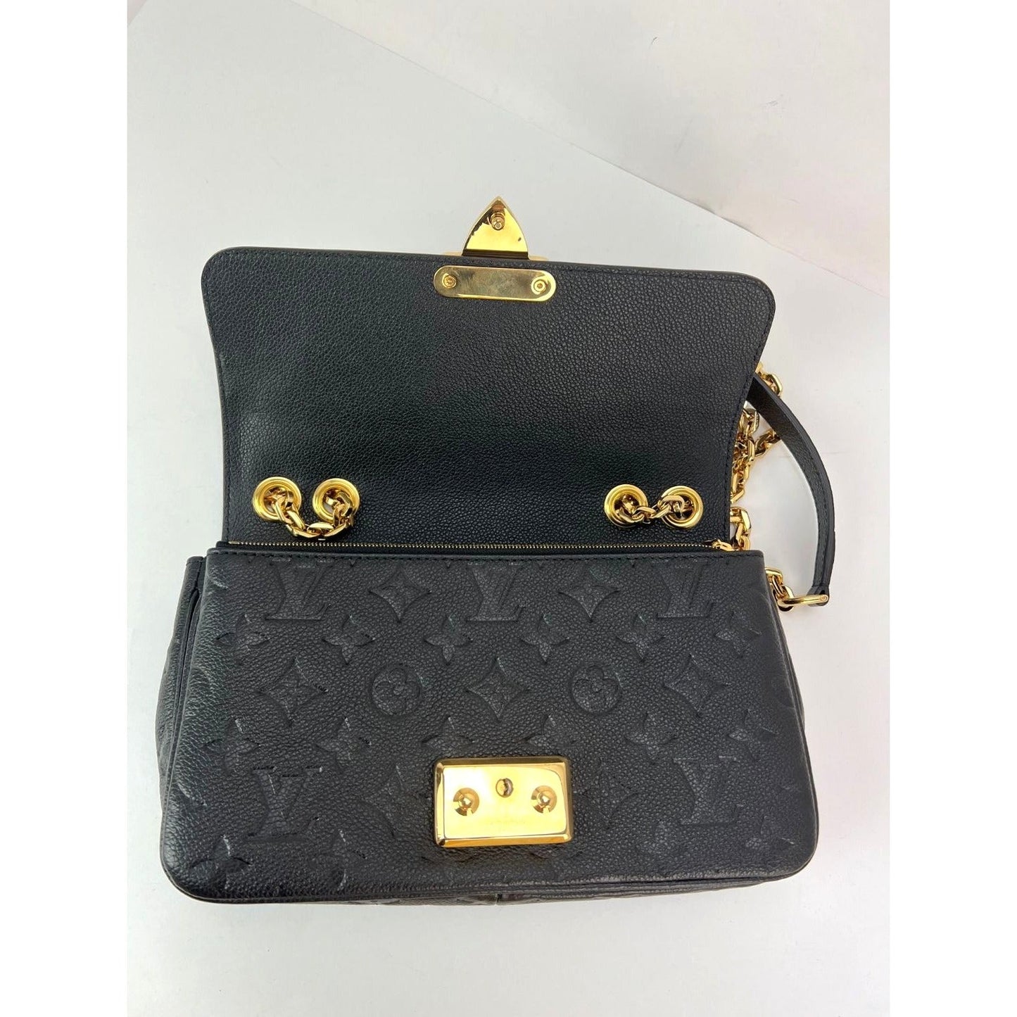 Louis Vuitton Marceau NM Black Empriente Leather Shoulder Bag