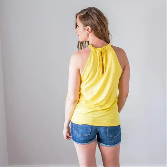 Back Keyhole Halter Tank – Sexy & Versatile Summer Top