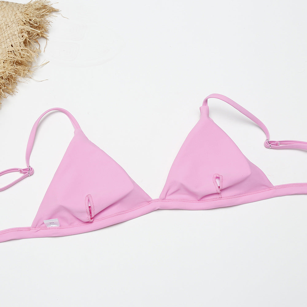 Pink Sexy Bikini Women Seperated Swimwear Bikini