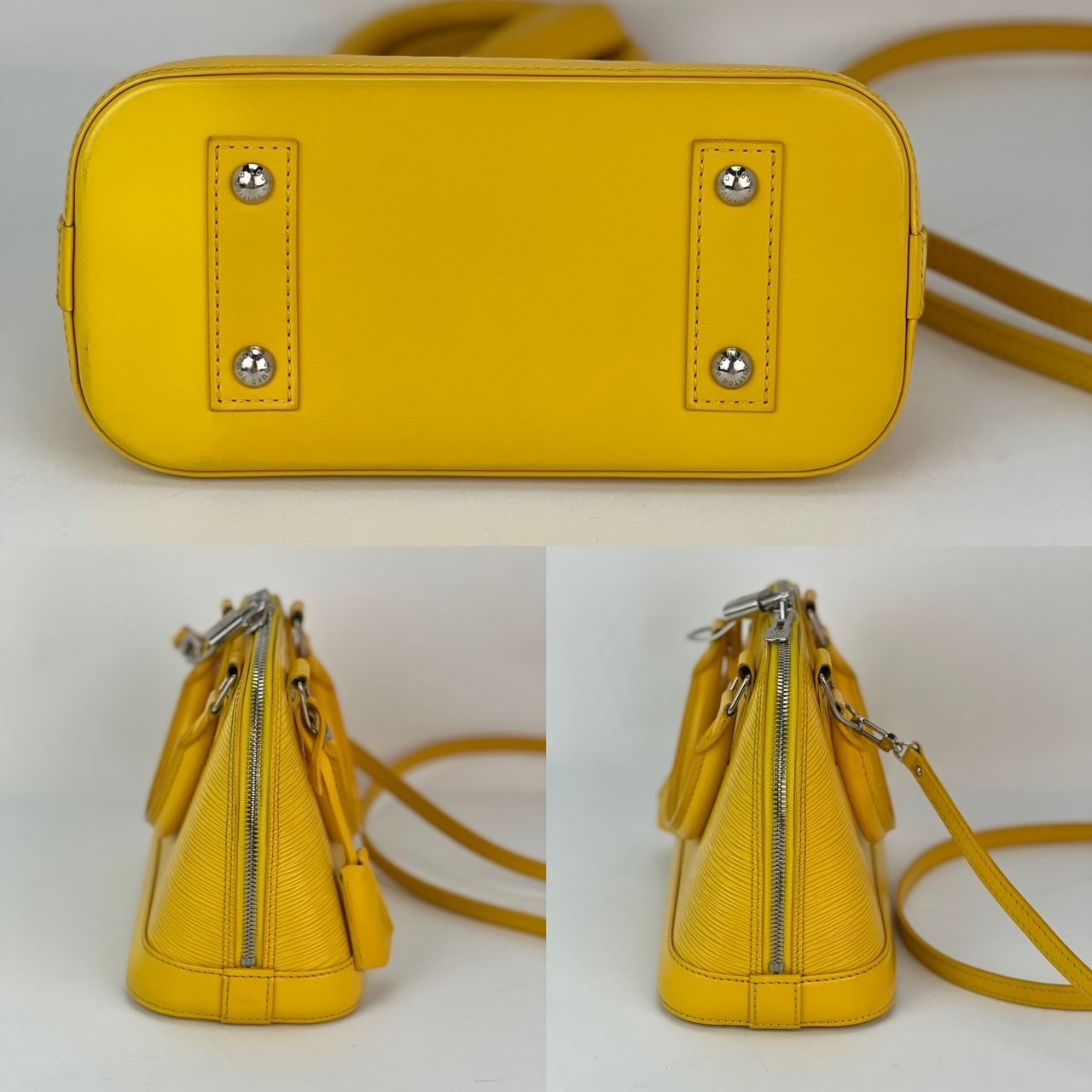 Sac à bandoulière LOUIS VUITTON Alma BB en cuir épi