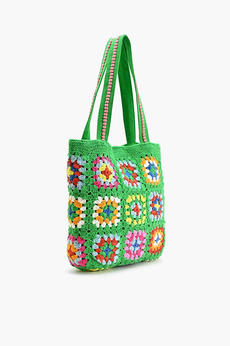 Rooted Radiance Crochet Tote- Sustainable Fashion